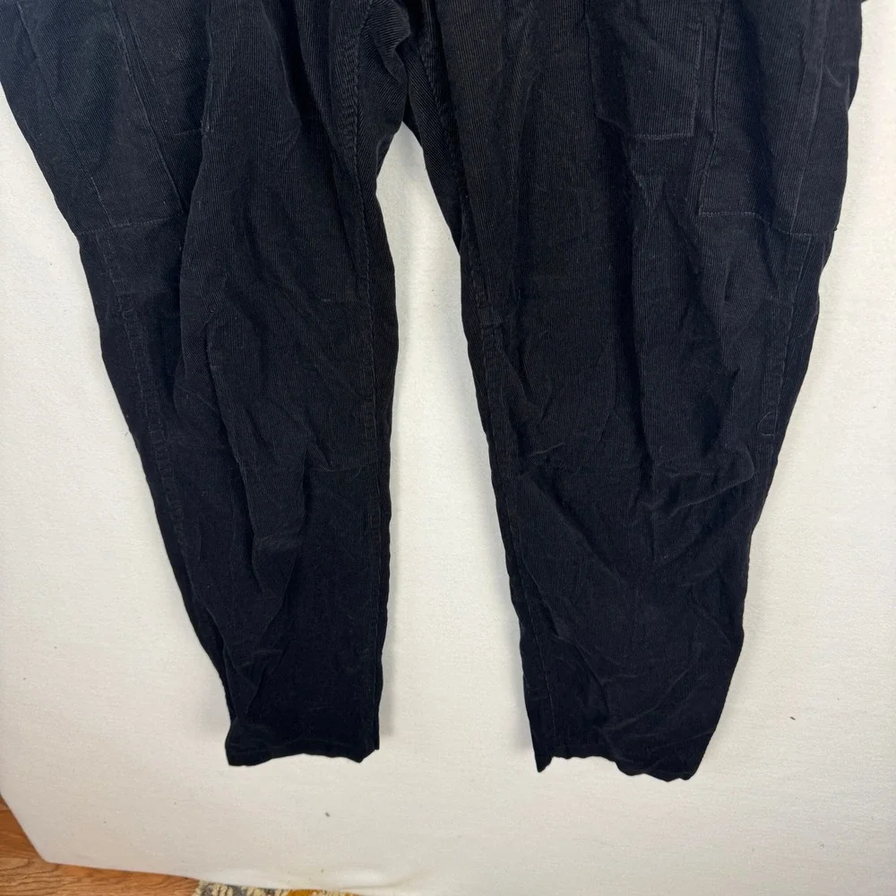 Mode of One Mens Relaxed Fit Tapered Cargo Pants Black 34 100197732MN FA24 NEW
